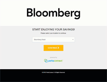 Tablet Screenshot of bloombergsave.com